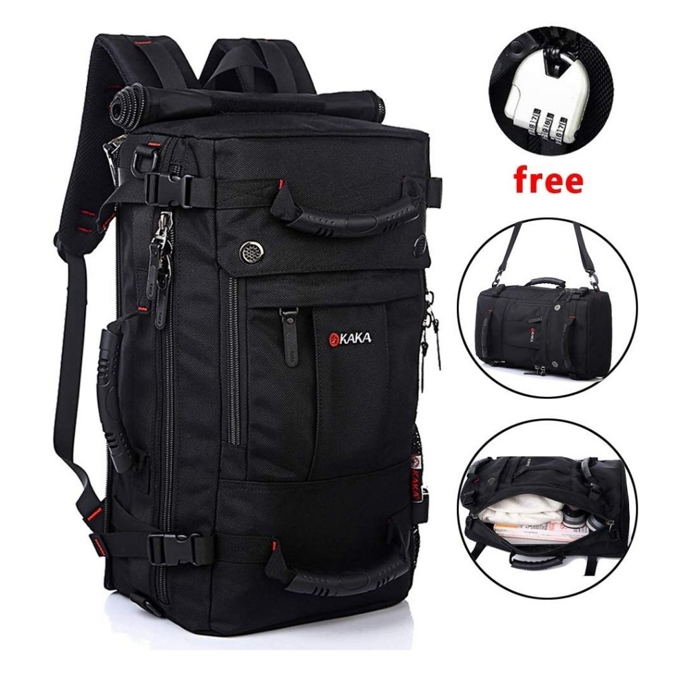 Travel backpack water resistant rucksack weekender